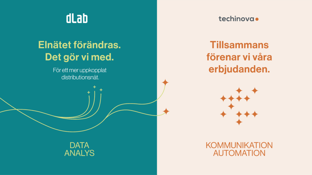 Elnätet förändras. Det gör vi med. Tillsammans förenar vi våra erbjudanden. 